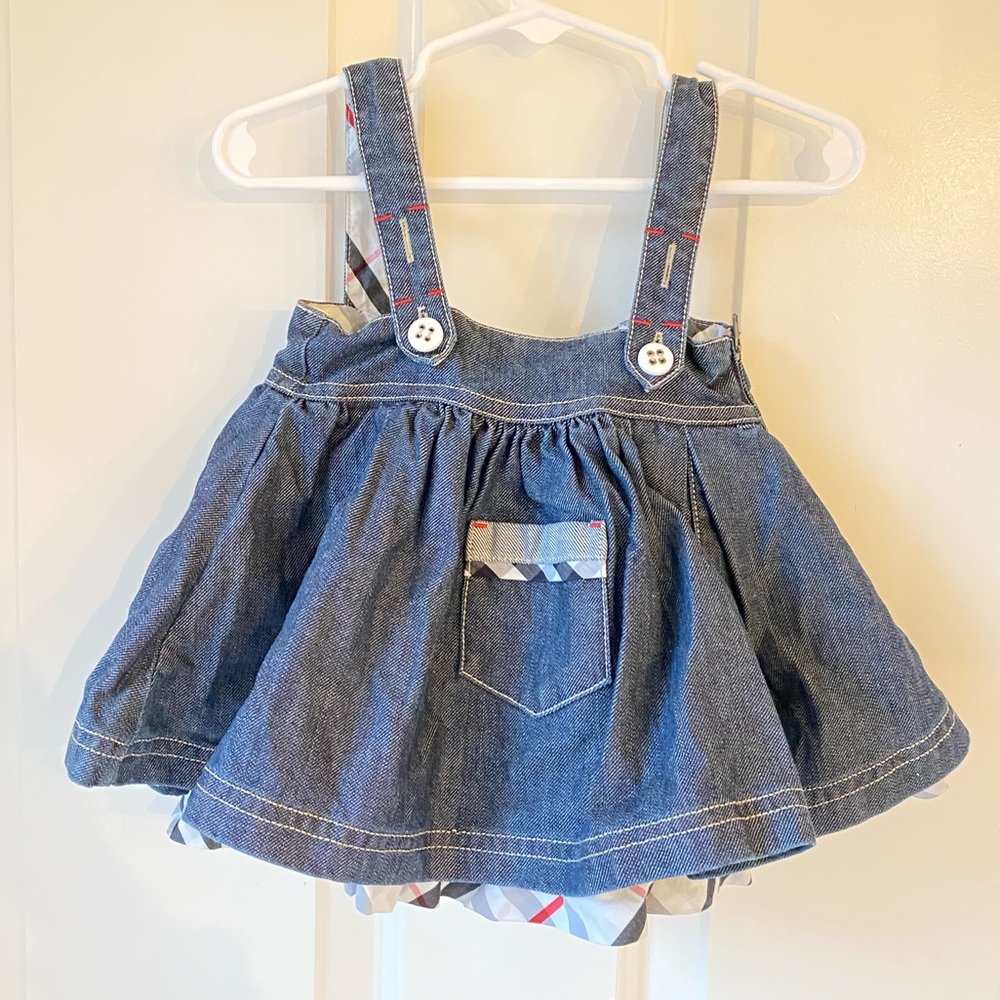 Burberry Baby Denim Jumper - Picture 1 of 8